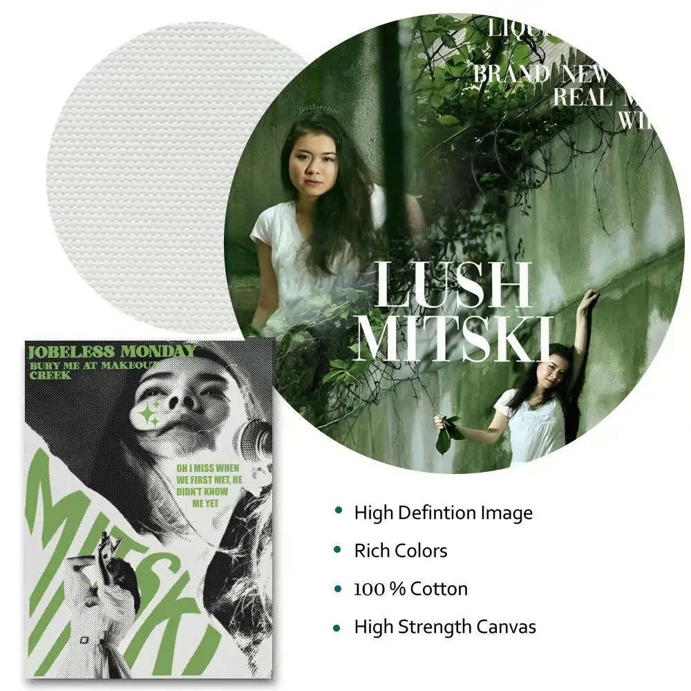 المغني M-Mitski V-V-Vintage المشارك HD أنيمي الساخن موضوع المغني/OST/فيلم مقاوم للماء الذاتي عصا ديكور المنزل