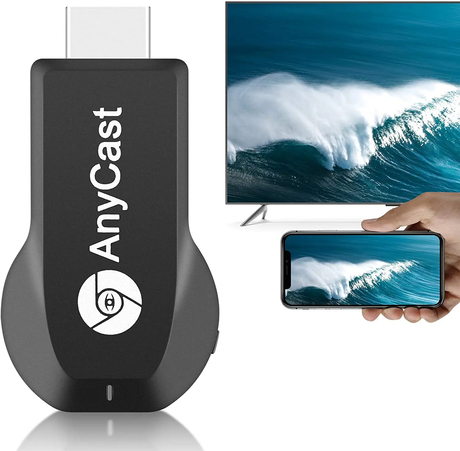 DTECH AnyCast M9 M100 Plus 1080P HD Wireless Mirroring Screen Windows Miracast for Smartphone Tablet hdmi Wifi Display TV Dongle