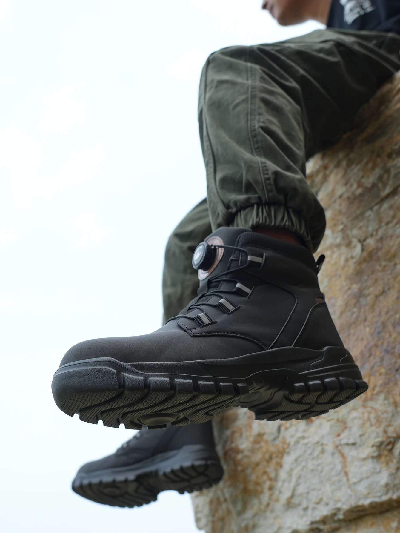 2024 Work Sneakers Men Indestructible Shoes Work Safety Shoes With Steel Toe Cap Puncture-Proof Male Security Protective Shoes image 5