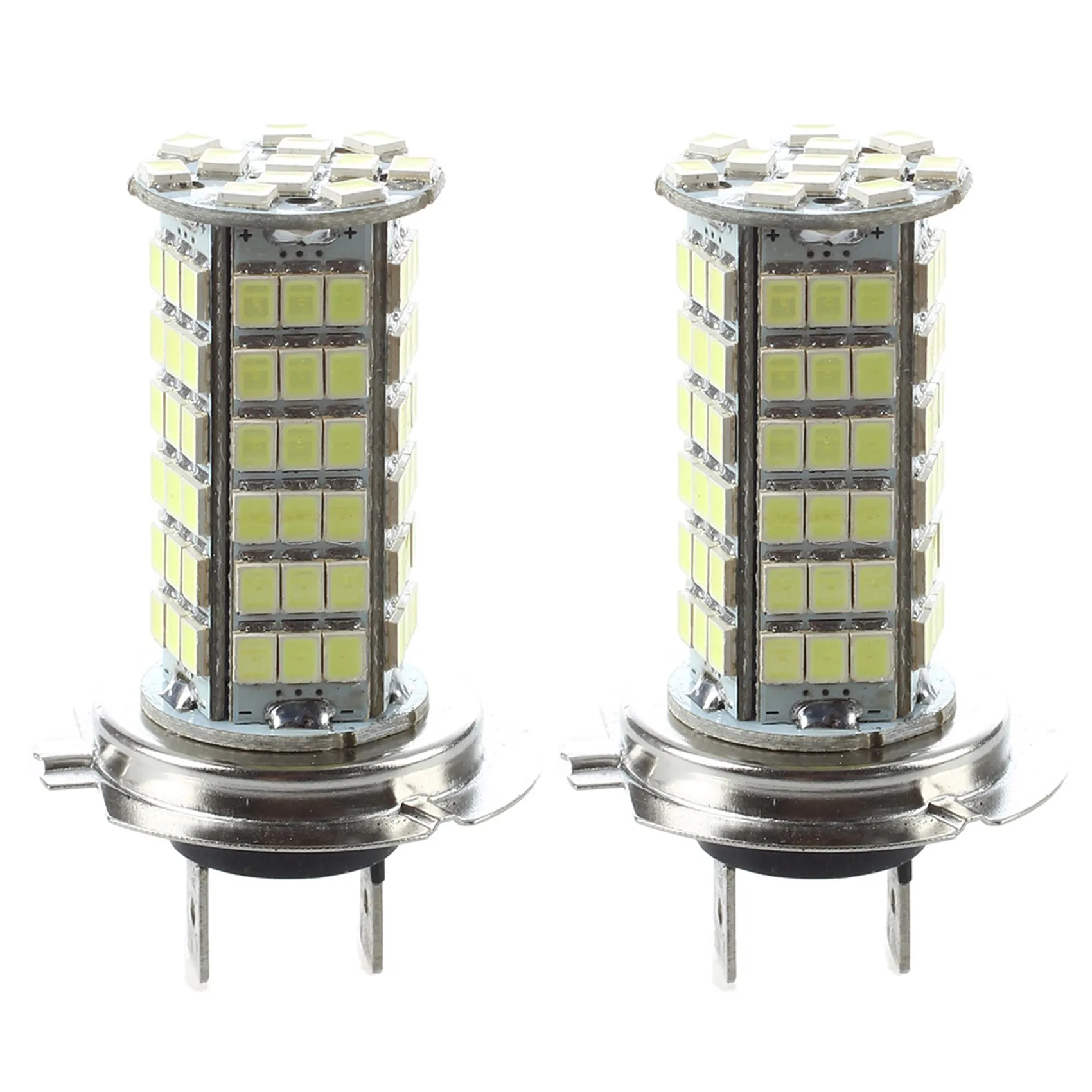 2x White H7 12V 102 SMD LED Headlight Car Lamp Bulb Light Lamp