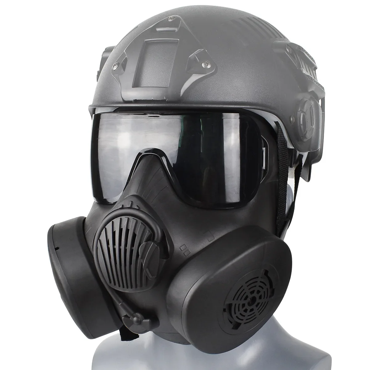 Tactical Anti-poison Face Mask Leopard Assault Team M50 Realistic Cs Military Fans Outdoor Cycling Colpaly Face Shield