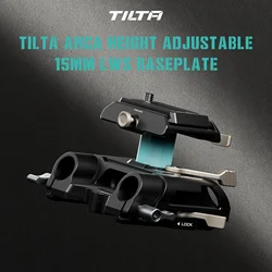 TILTA Arca Height Adjustable 15mm LWS Baseplate Black TA-HABP-B Arca Quick Release Compatible with DJI Standard ARCA Plates