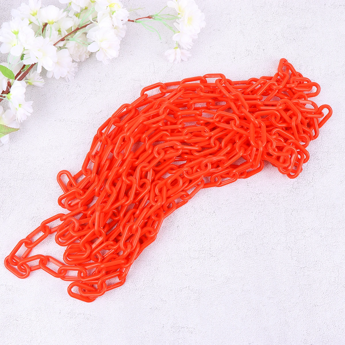 Plastic Crowd Site Barrier Chain Control Industrial Use Bright Traffic Barrier