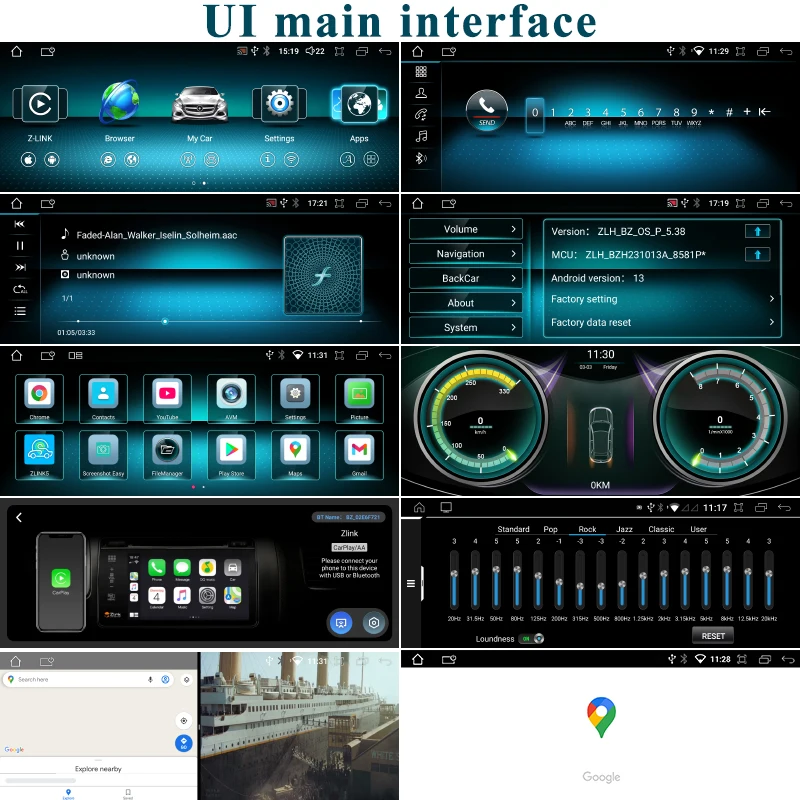 Untuk Mercedes Benz C Class W204 S204 Snapdragon 665 pemutar Video Multimedia Radio mobil navigasi GPS Apple Carplay4GWIFI nirkabel