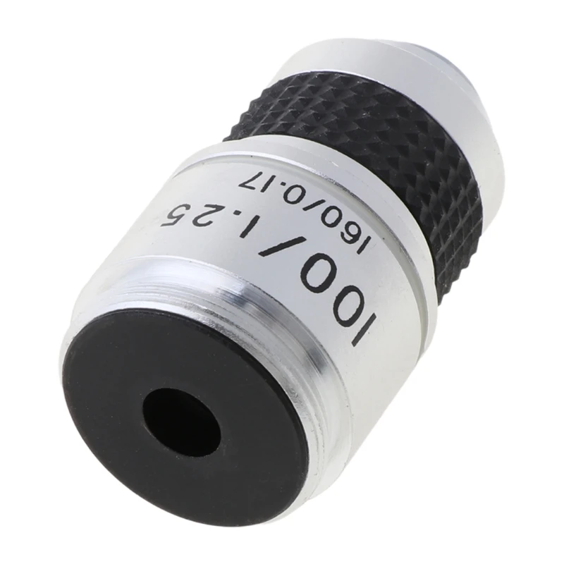 4X 10X 40X 100X Microscope Objective Lens Achromatic Objective Laboratory Biological Microscope Parts Tube Length Dropship