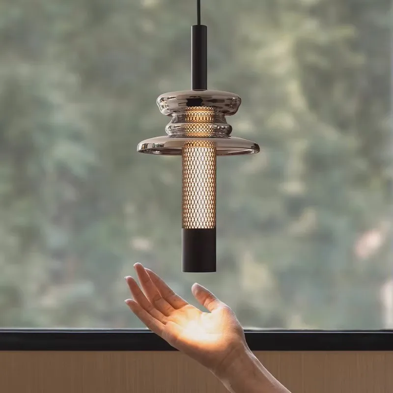 

Высококачественный прикроватный подвесной светильник для спальни в итальянском, роскошный стеклянный светильник для ресторана