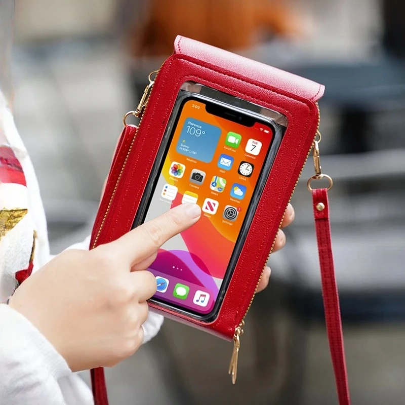 

Touch Screen Phone Bag for Women Cute Crossbody Bag for Carrying Mobile Phones Fashionable Key Bag