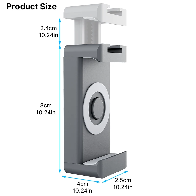 Mobile Phone Holder For iphone Smartphone Retractable Mobile Phone Clip Compatible For Tripod Adapter Selfie Stick Accessories