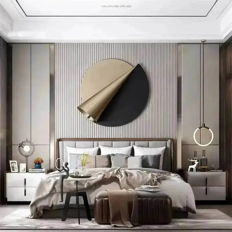Metal Wall Hanging Artwork, Trendy Creative Pendant Decor for Living Space, Bedroom Gallery, Premium Cafe