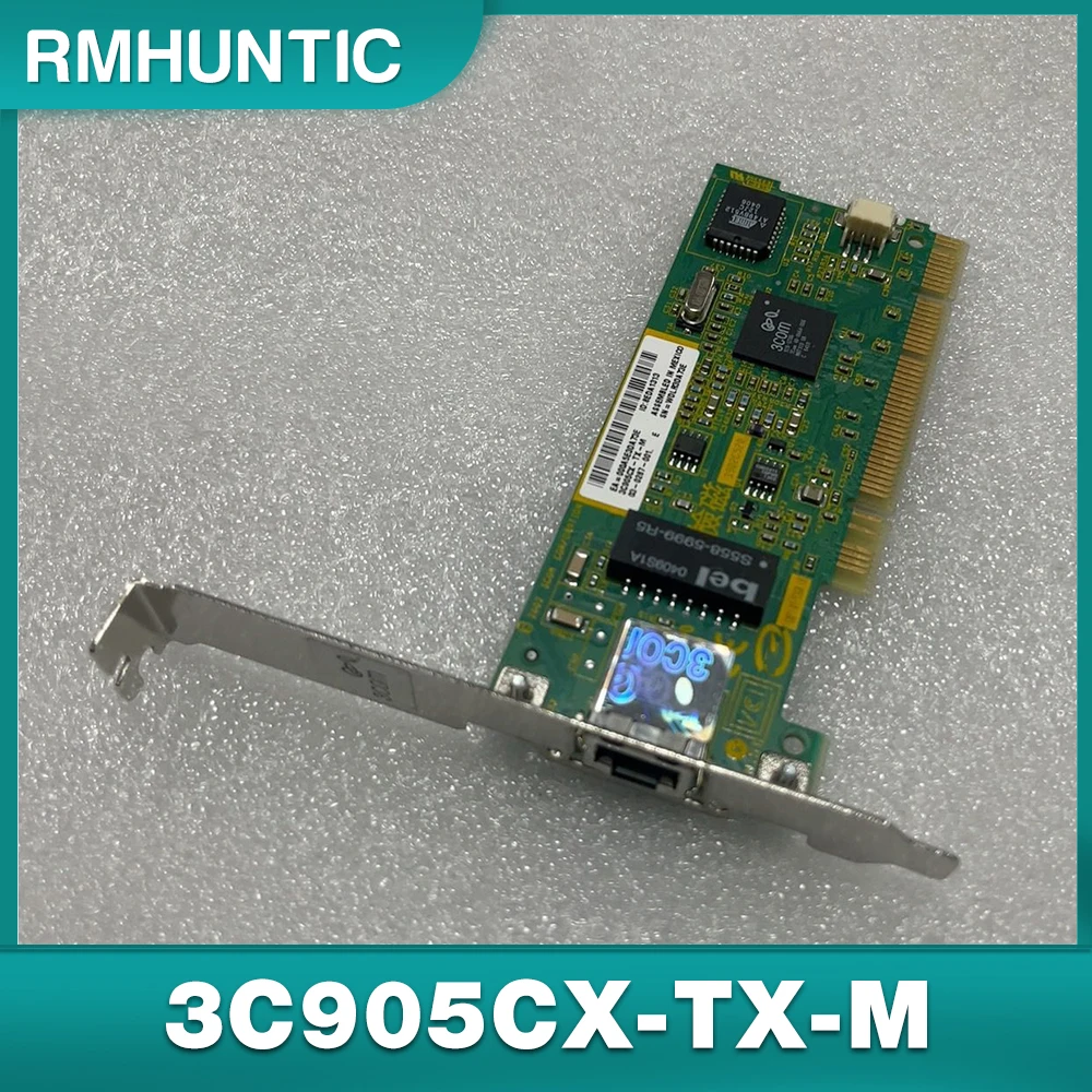 industrial computer network card PCI interface 100M network card supports WinXP/Win7 32-bit system 3C905CX-TX-M