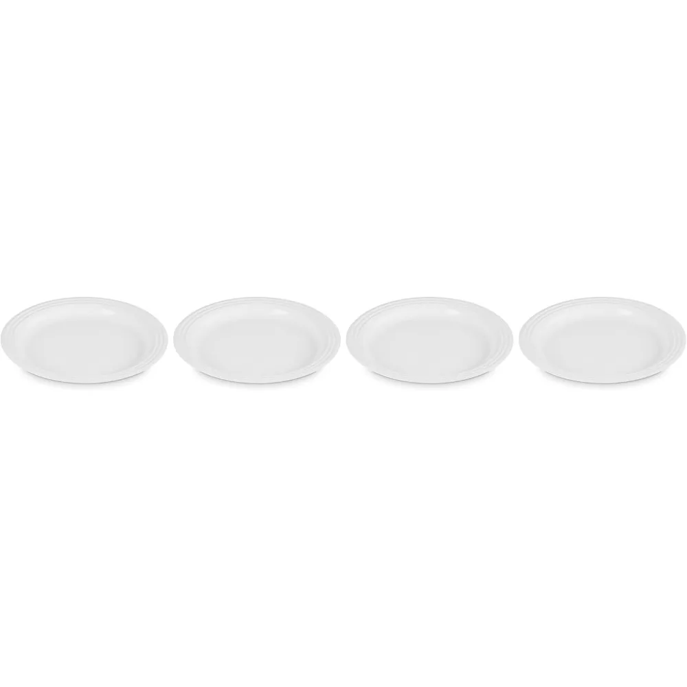 

Le Creuset 4-Piece Stoneware Dinner Plate Set, 10.5 Inches, White