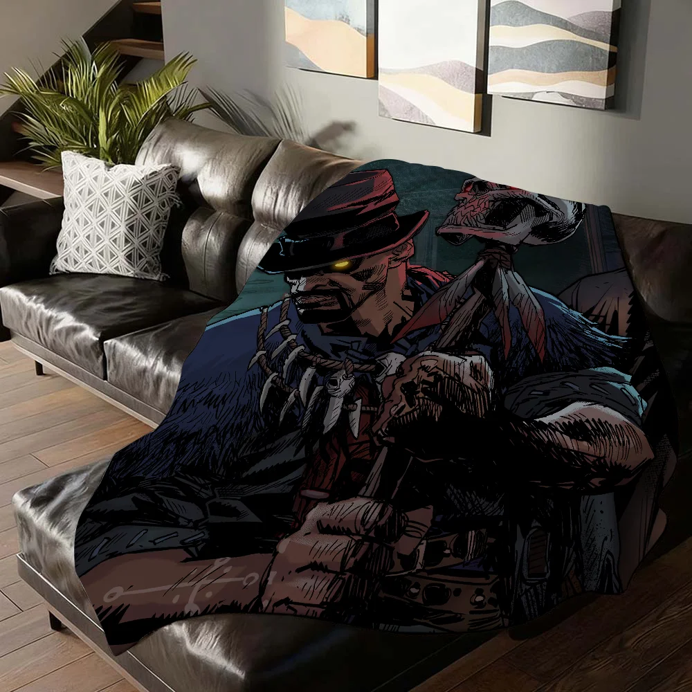 بطانية Game Blood West ناعمة وصديقة للبشرة لسرير الأريكة ومفرش السرير لجميع المواسم