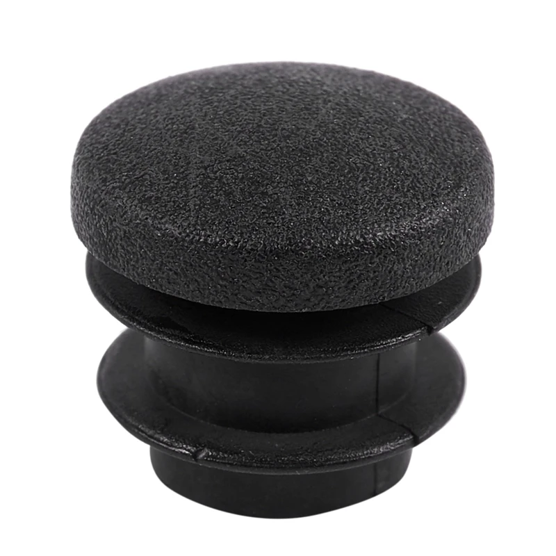 HOT-30Pcs Black Plastic Blanking End Cap Round Tube Insert Pipe Bung 16Mm