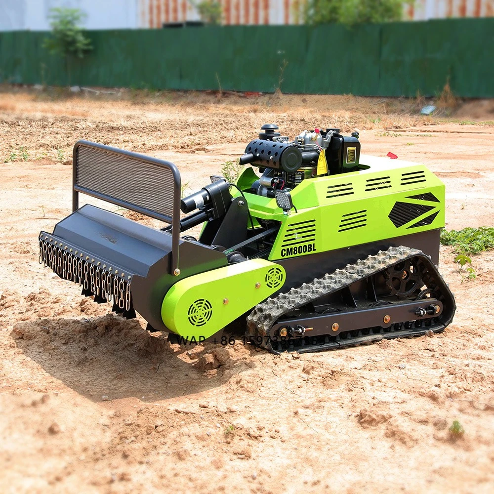 

Factory Direct Selling Garden Crawler Grass Cutter Remote Control Robot Automatic Lawn Mower All Terrain Slope Mowing Machine