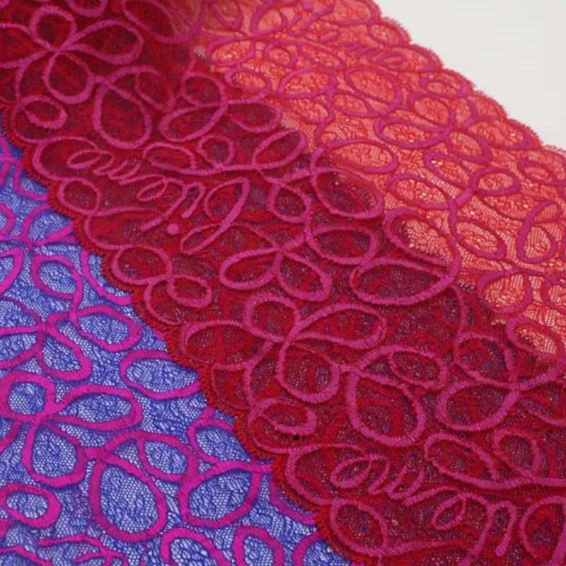 28Yards Two Tones Embroidered Lace Trims For Sewing Cloth Accessories Lingerie Bra Curtains Dress Handmade Fabrics