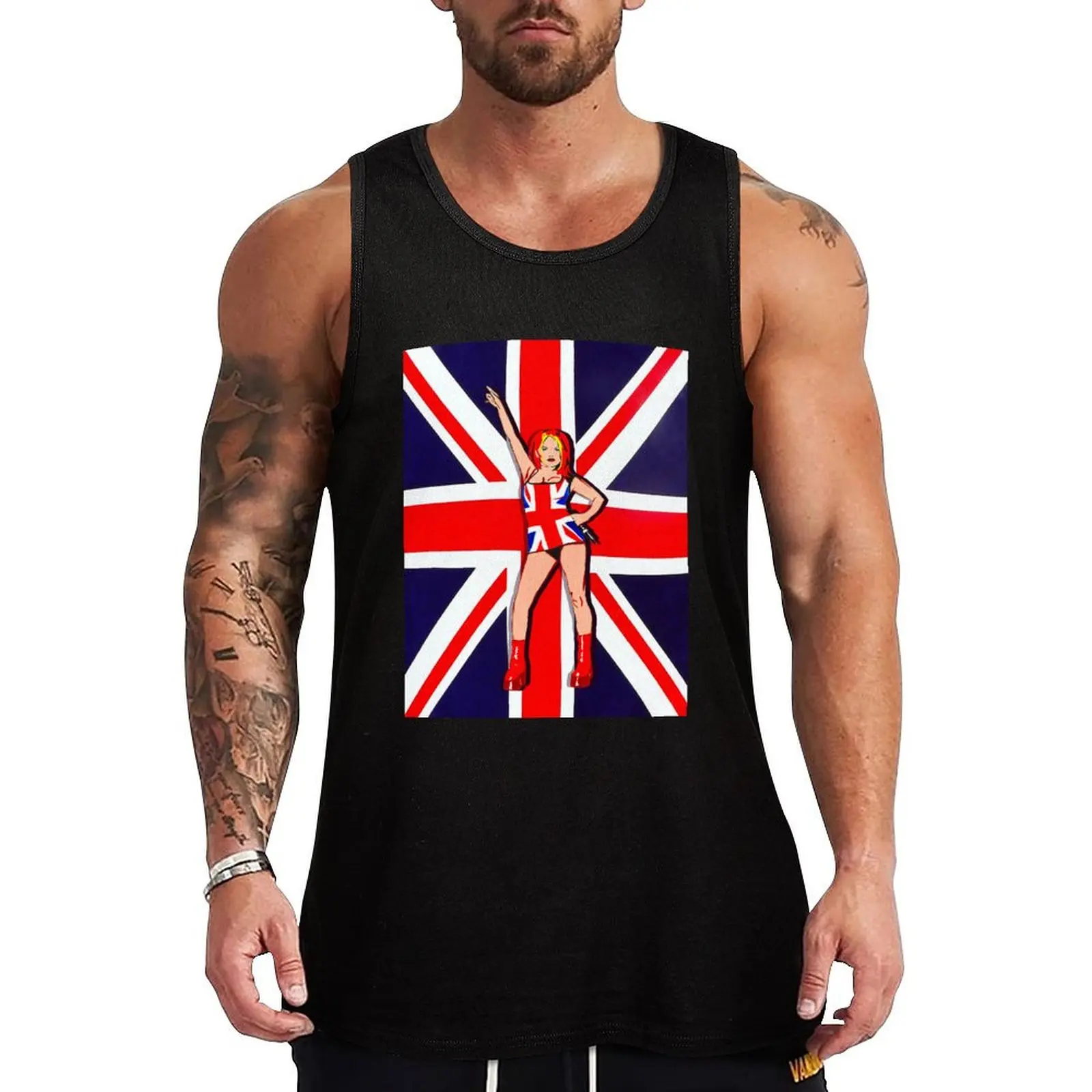 

union jack Tank Top Men's clothing brands bodybuilding men sleeveless Men's t-shirts