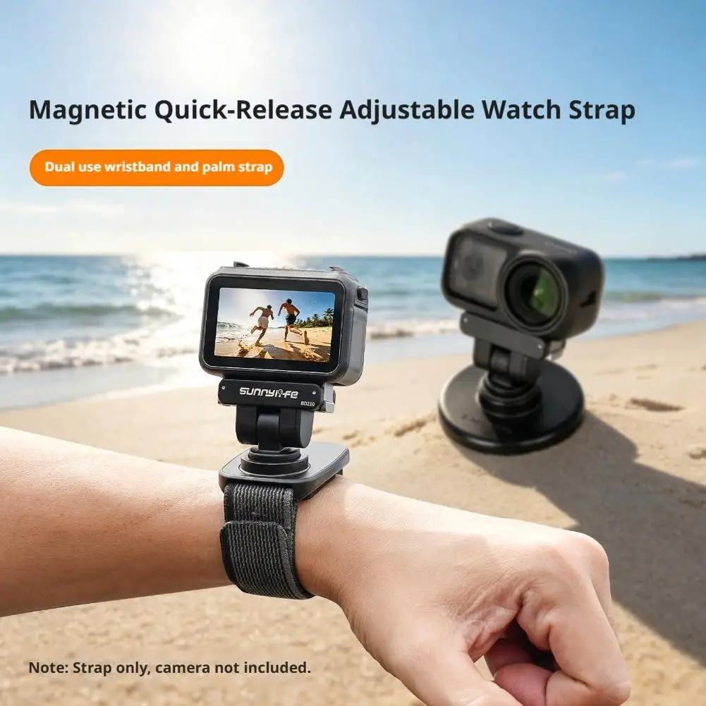 for dji Osmo Nano Magnetic Quick Release Adapter Adjustable Wristband for Bicycle/Pets Vlog Shooting Holder Camera Accessories