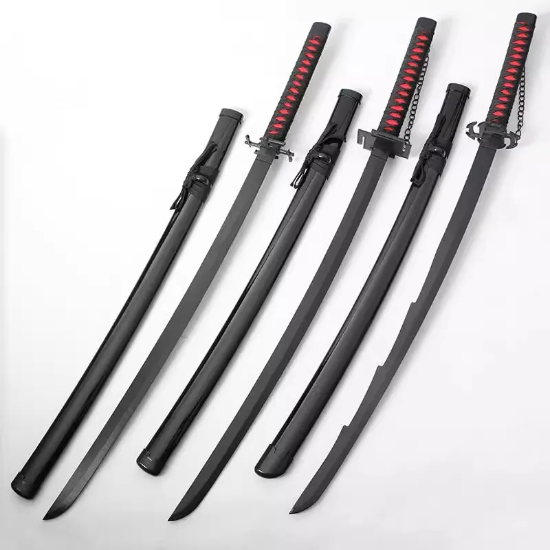 

100 см Bleach Ichigo Kurosaki Tensa Zangetsu Zanpakuto деревянный меч косплей аниме костюм нарядное платье вечерние реквизит для сценического шоу