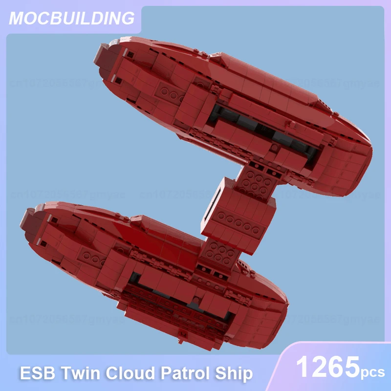 ESB Twin Cloud Patrol Ship Model MOC Building Blocks DIY Assemble Bricks Display Educational Creative Xmas Toys Gifts 1265PCS