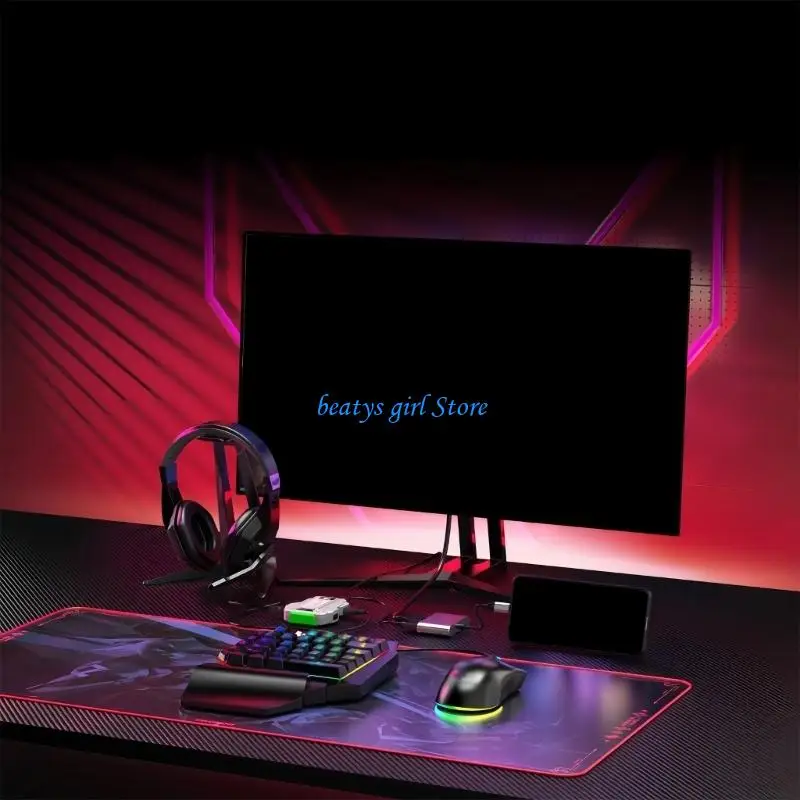 

C7AB Macros Programmable Keyboards Mouse Converter Supporting Tap Combos and Customizable for Dominating Mobile Games