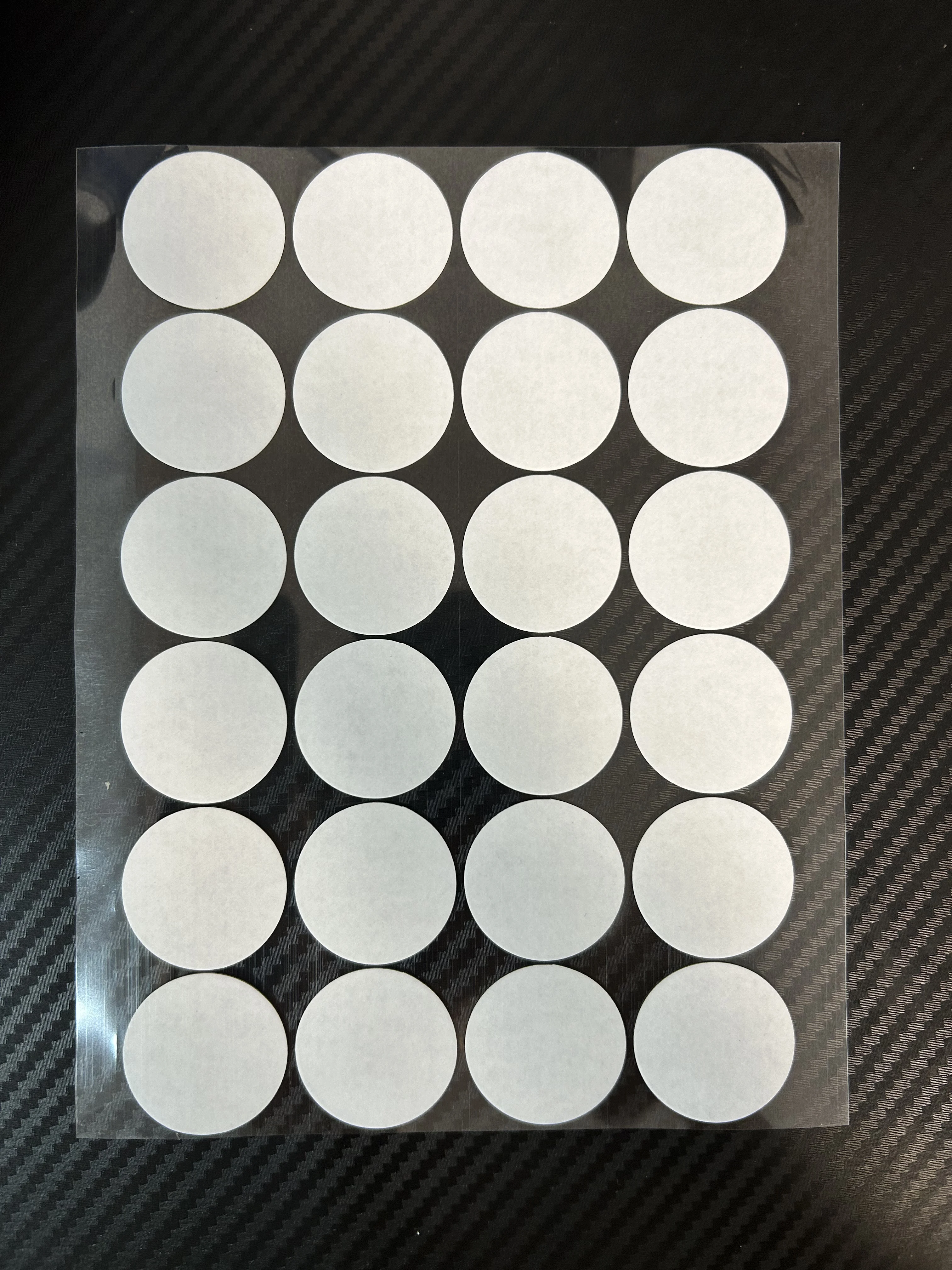 1 Sheet Double-sided Adhesive Dots, Provided 20pcs/sheet and 24pcs/sheet. StrongTensile Strength, Waterproof and Traceless.