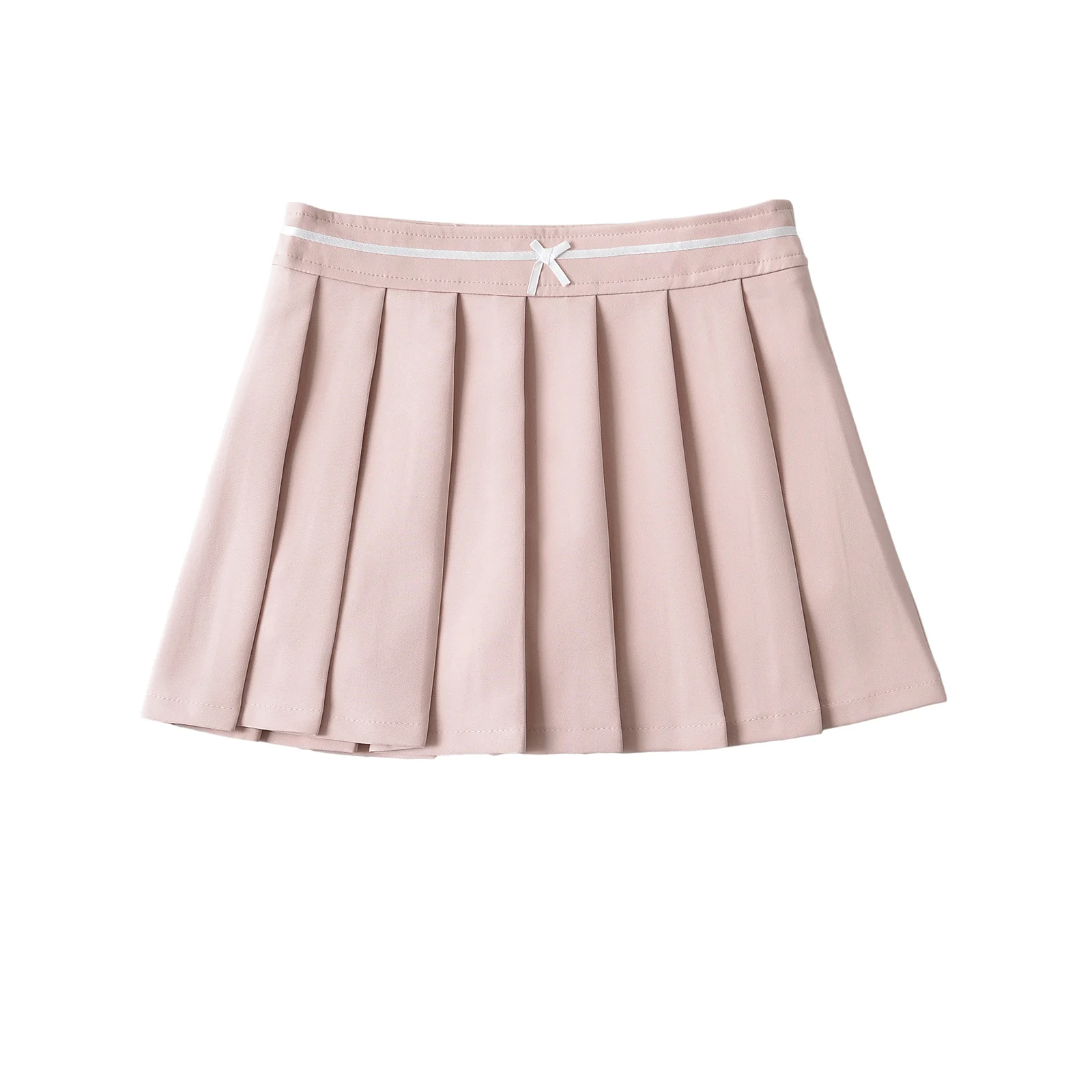 Black mini skirts 2k clothes kawaii cute skirts Summer vintage  white skirts for women front bow ite micro skirts pleated pink image 4