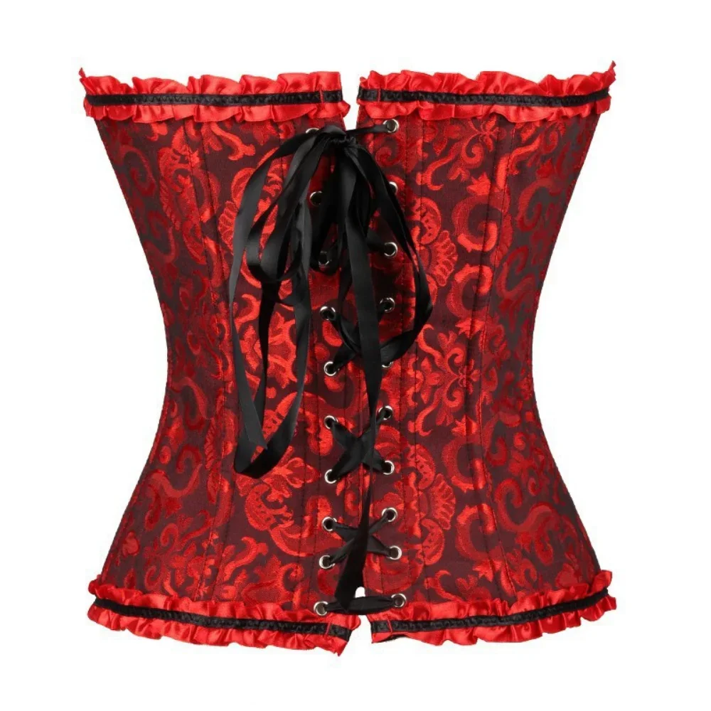 Sexy Slimming Corsets Waist Trainer Body Shaper Fajas Gothic Corset Lace Up Boned Corselete Shapewear Women Clothes Plus Size