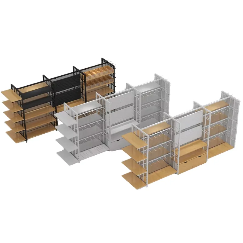 custom.Whole Shop Boutique Stationery Store Shopping Mall Supermarket Shelves Convenience Store Double-sided Multi-layer Island
