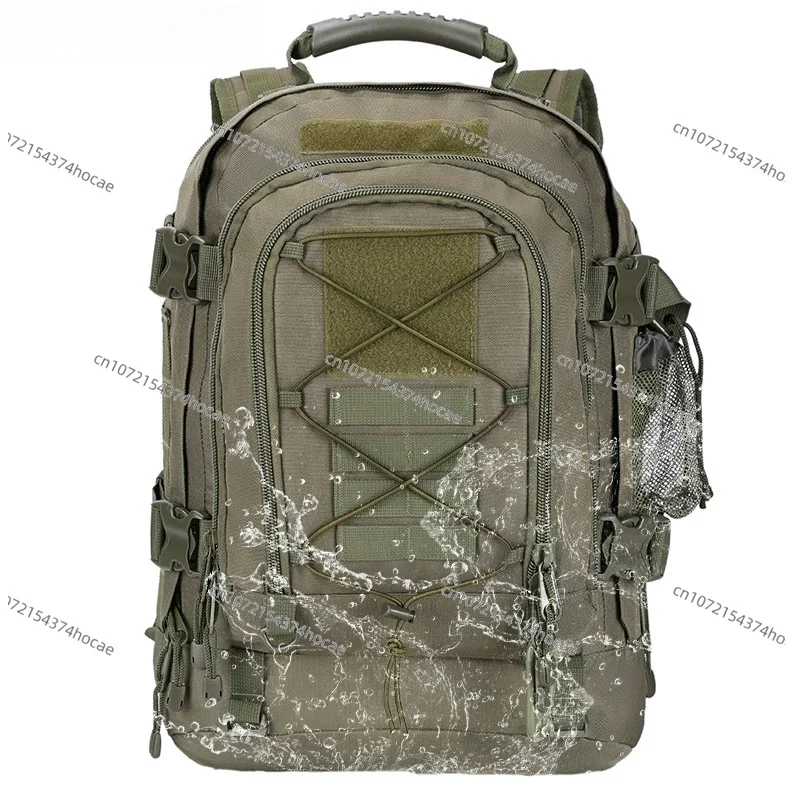 60L Male Travel Tactical backpack  Hiking Camping backpack Expandable Army Backpacks