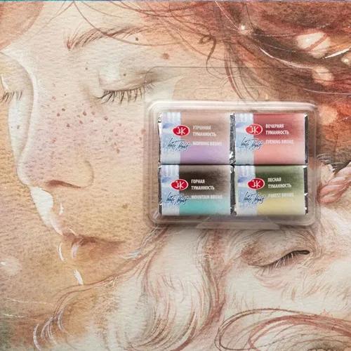 Imagen 2 del producto 2025 Noche blanca, 12 colores sólidos, acuarela, Color de precipitación, arte maestro, estudiante universitario, pintura de viaje, suministros de arte portátiles