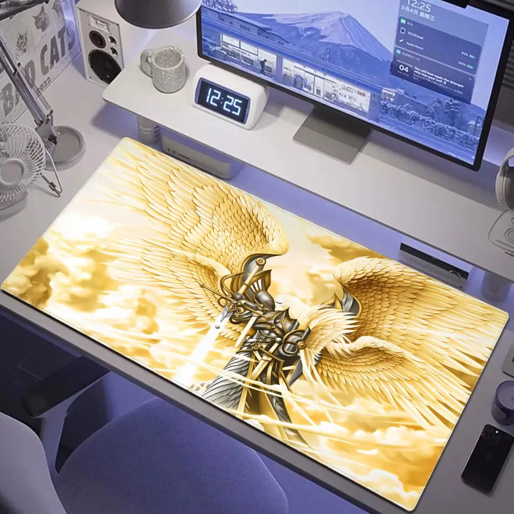 

HYBXAXC Anime Heroes of Might and Magic 3 Map HD Mouse Pad Laptop Accessories Gaming Keyboard Mat Desk Protector Deskmat Mats