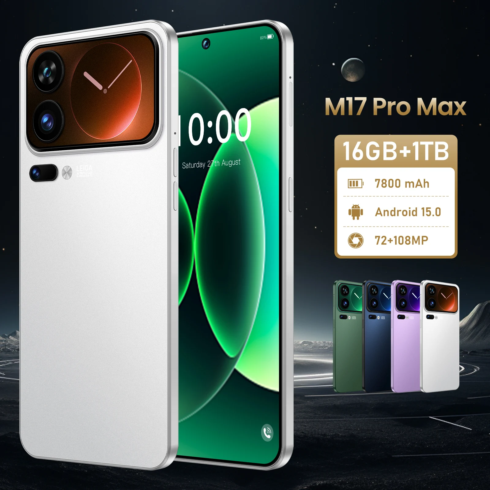 

2026 NEW HOT Silicone Case For M17 Pro Max 7.3 Inch Smartphone Shockproof Cover Lite Accessories High Quality