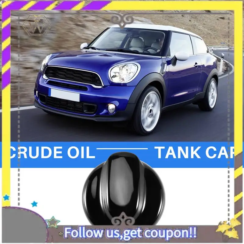 

ABXV-Black Fuel Tank Cap Cover For BMW For Mini Gen 2 R56 For Cooper S JCW 2006-2013 High Quality ABS Oil Tank Car Cover