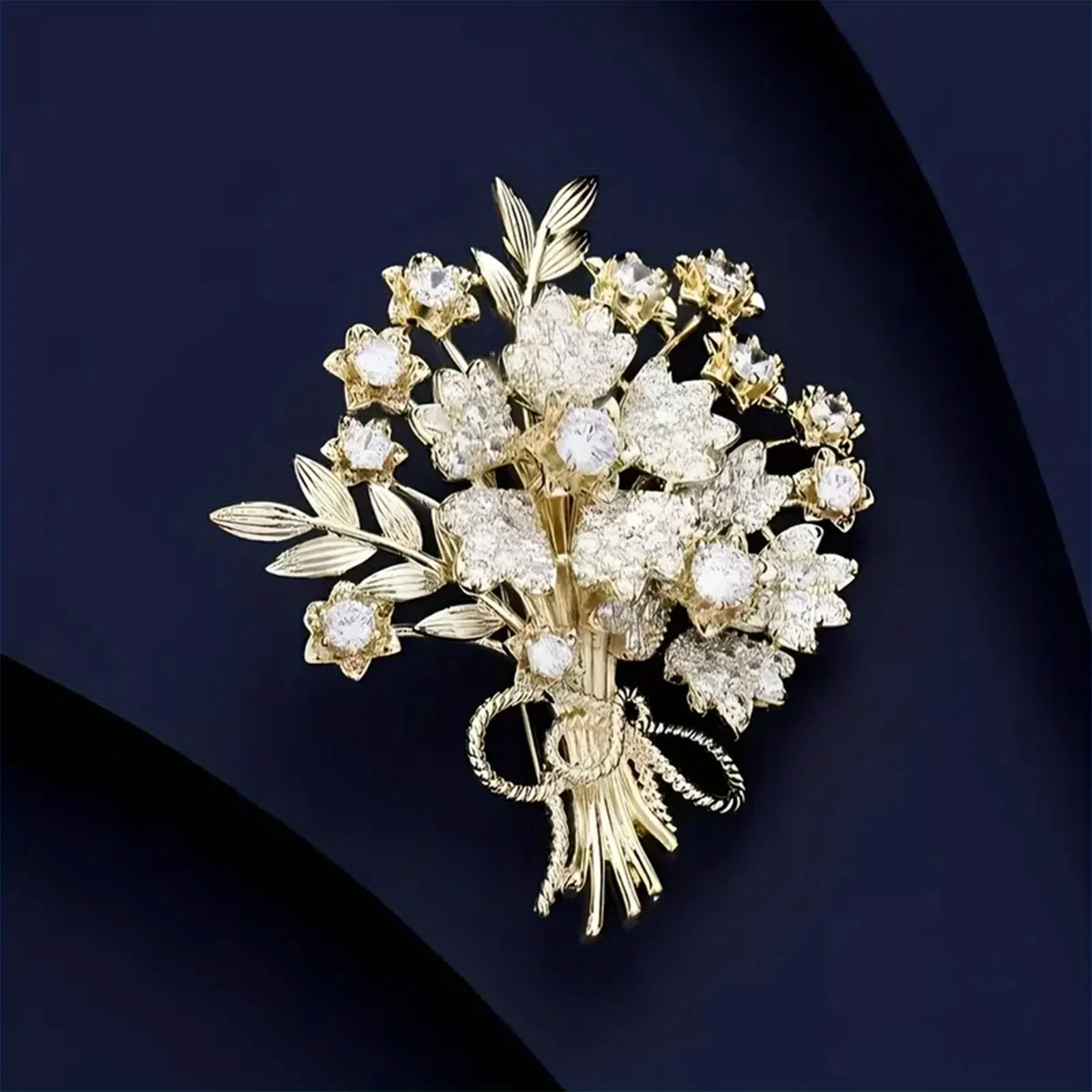 Elegant Tree Of Life Pins, Bouquet Brooch, Luxury Ladies Fashion Accessories, Suitable For Skirts And Clothing