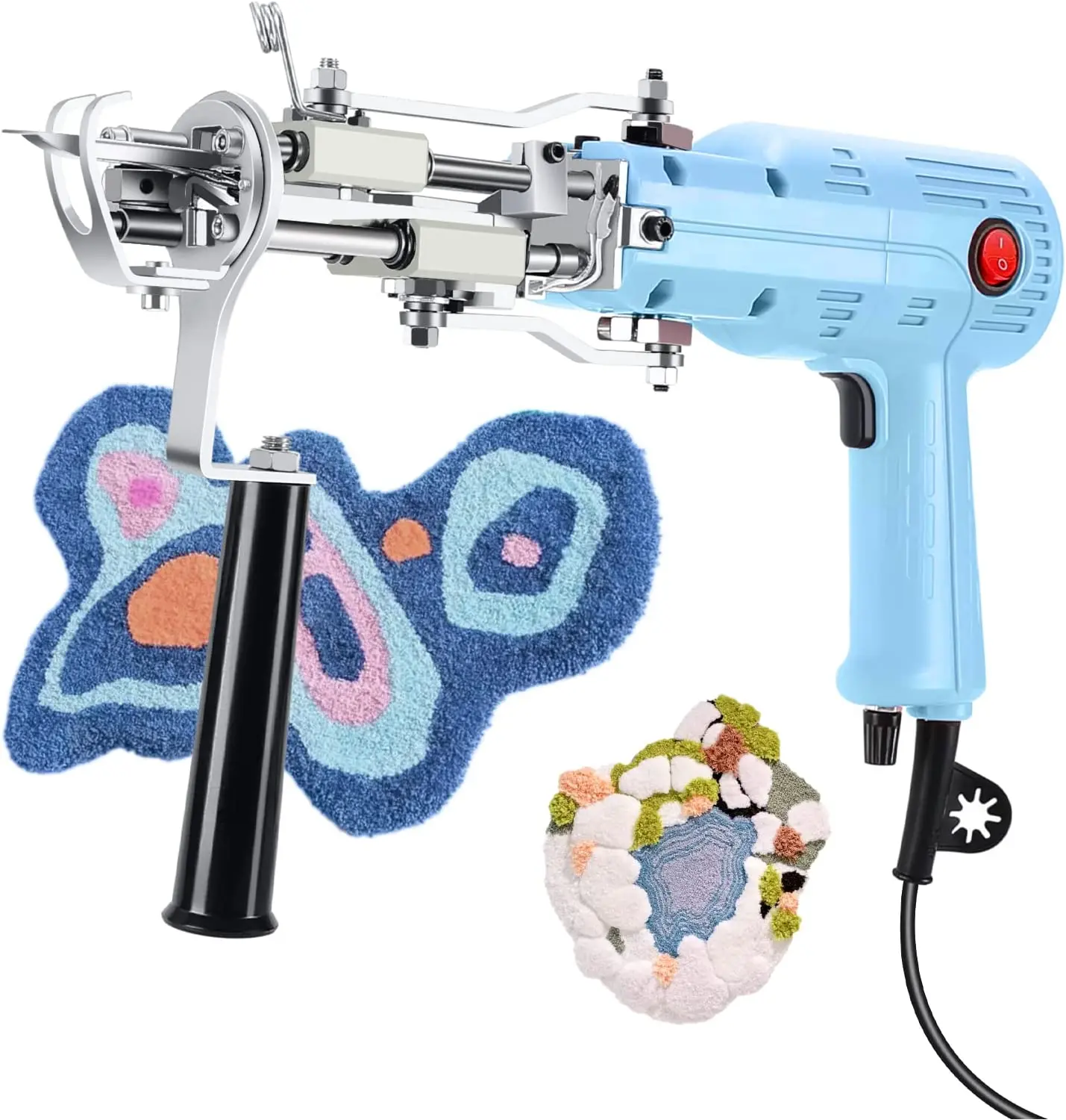 

Electric Tufting Gun for Carpet Weaving Machine, 2 in 1 Lifting Gun, Loop Pile Cut, Carpet Gun Starter Kit, Rug Gun, DIY Tools