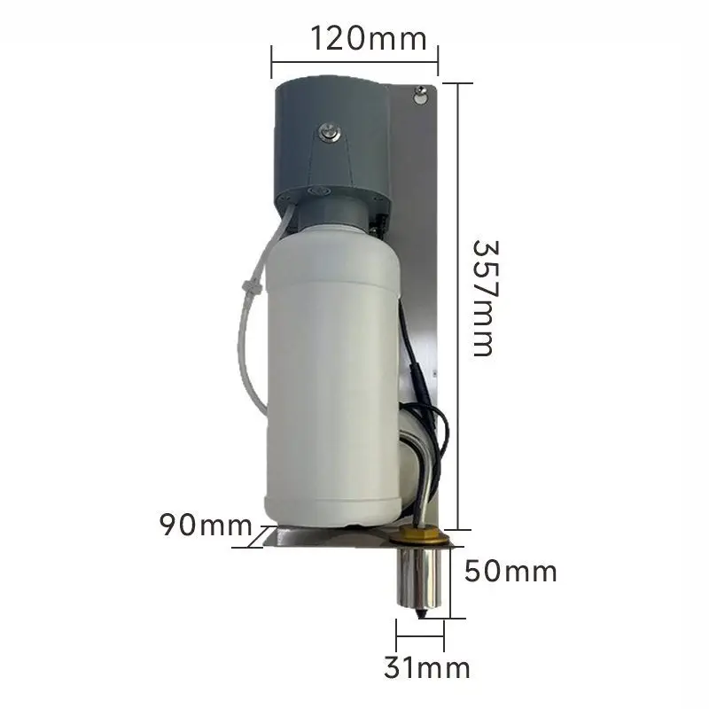 Shopping mall bathroom mirror soap dispenser concealed hand washer split foam drip type hanging soap dispenser wholesale