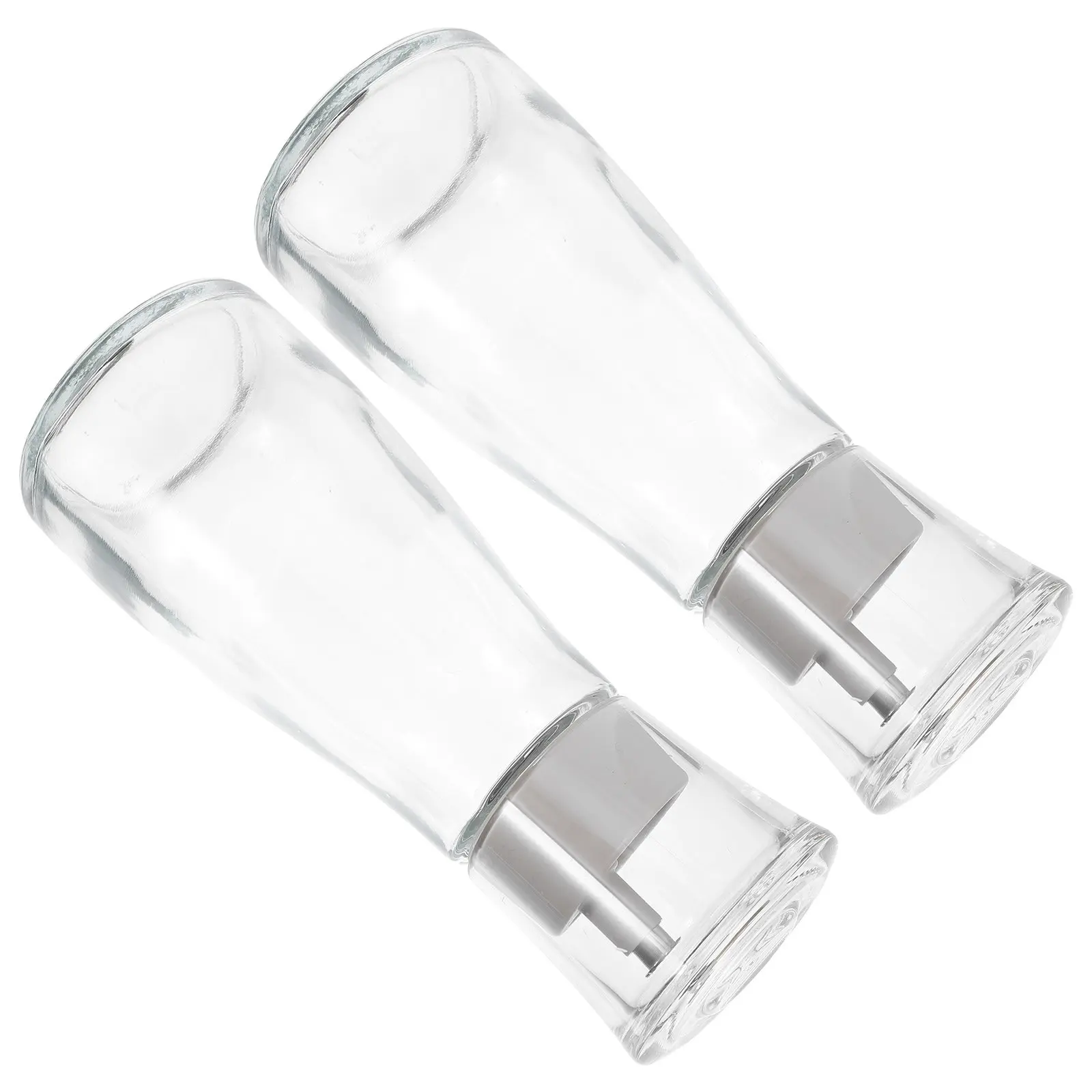 Soy Sauce Dispensing Bottle 250Ml Transparent Glass Seal Leak Proof Container for Kitchen Cooking Oil Vinegar Use