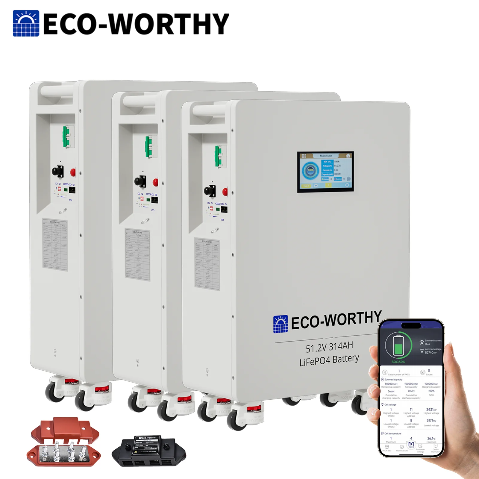 ECO-WORTHY 3Pack 48…