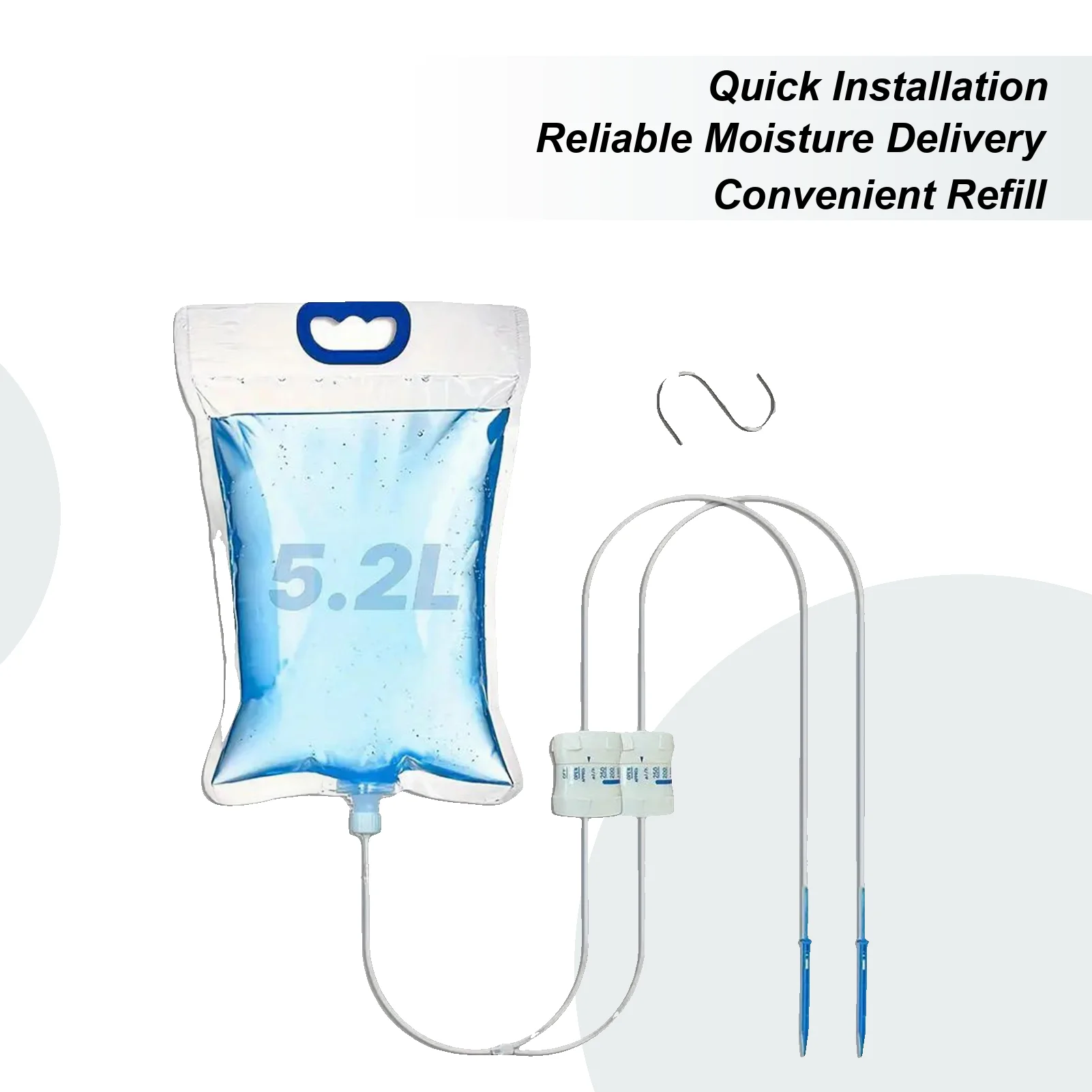 

Watering Bags For Plants 5.2L Indoor Drip Irrigation Bag Adjustable Automotive For Greenhouse Workplace Trees Flowerbed Balcony