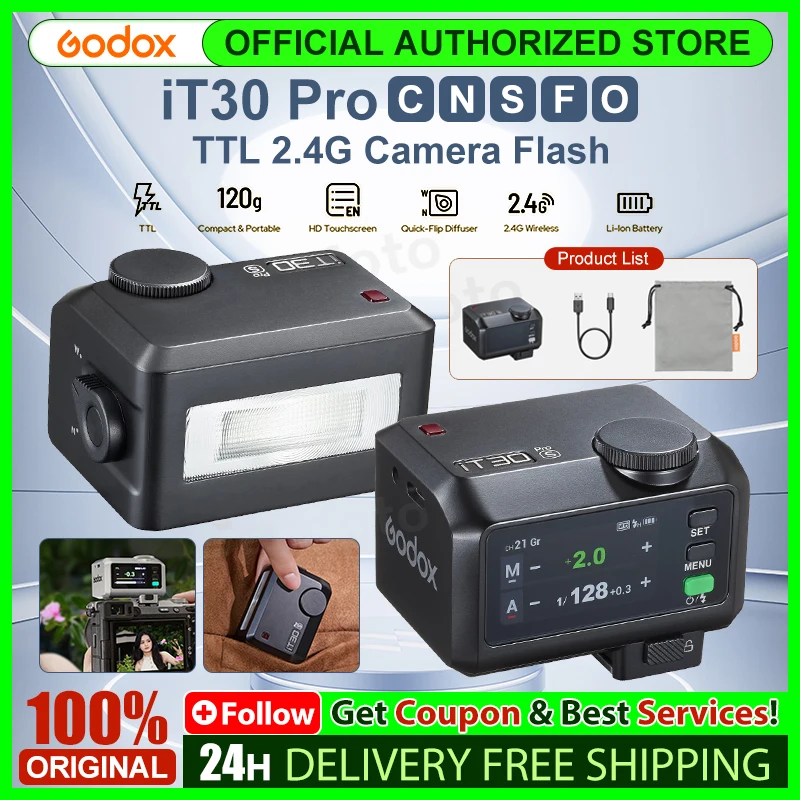 Godox iT30Pro iT30 Pro C/N/S/F/O 2.8