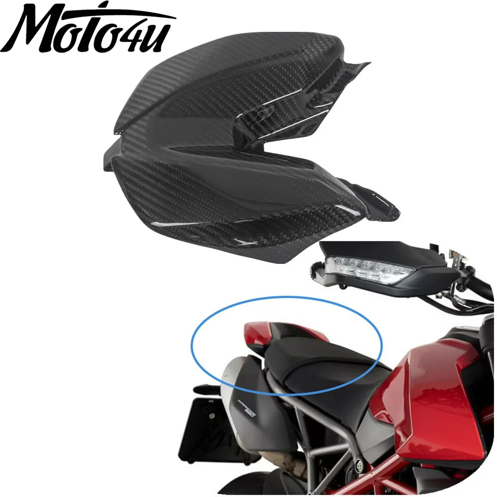

Carbon Fiber Motorcycle Seat Unit Tail Light Cover For Ducati Hypermotard 950 2019 2020