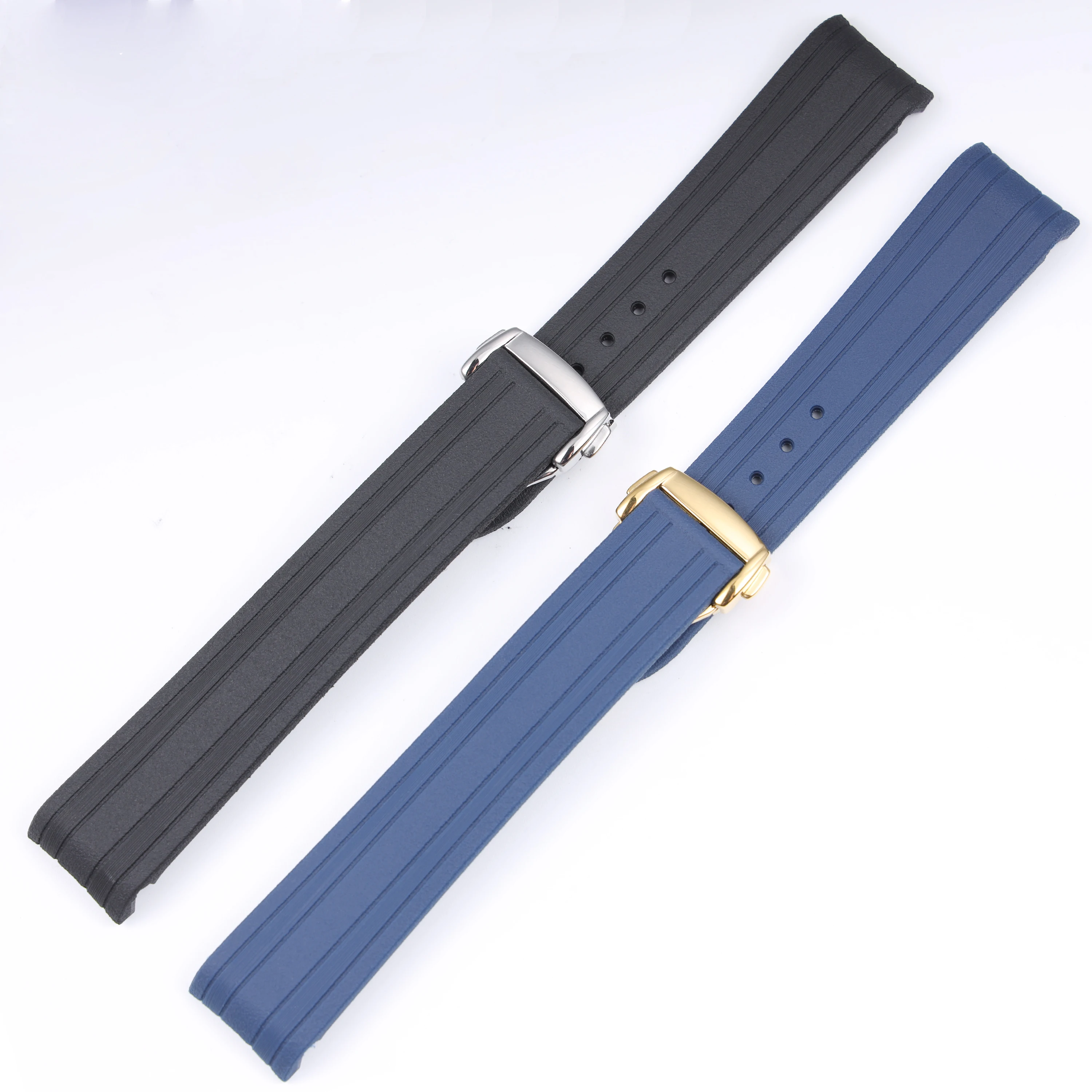 For Omega Seamaster 300 Speedmaster 007 Watchband Rubber Watch Strap Waterproof Silicone Black Blue Sport Wrist Tape 20mm