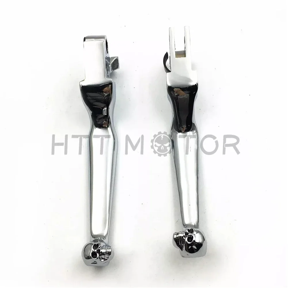 

Skull Hand Levers Clutch Brake Levers for Harley Davidson Sportster XL SOFTAIL FLSTN Aftermarket Motorcycle Accessories Chrome