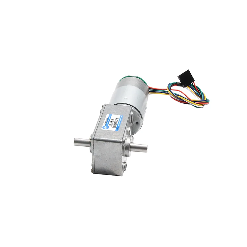 A58-555 Turbo Worm Micro DC Reduction Motor Small Motor 12V24V Encoder Double Shaft Gear