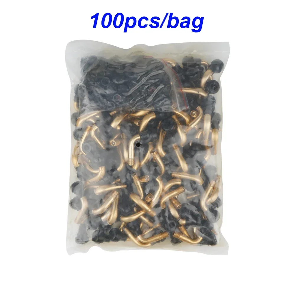 100PCS  Pvr50 Pvr60 Pvr70 Electric Vehicle Vacuum Tire Nozzle for Tubeless Tire Rim Scooter Motorcycle Valve Stem Accessories