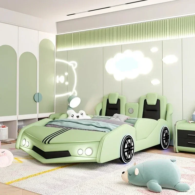 

150X200 см украшение рамы, детская кровать размера «queen-size», деревянная кровать размера «king-size», современная мебель для спальни, роскошная рама, автомобильная двуспальная кровать