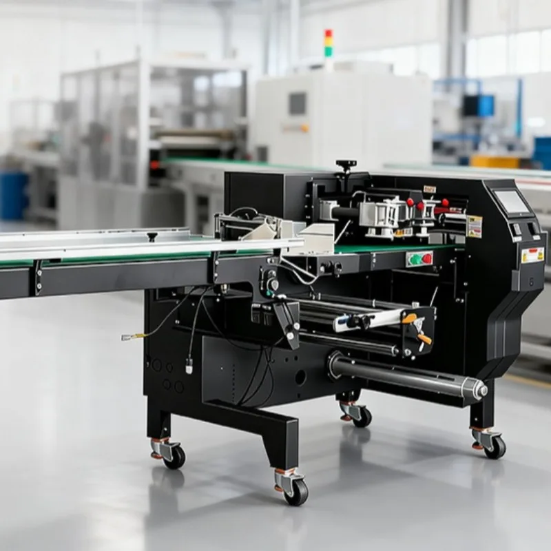 Intelligent high-speed servo pillow packing machine, automatic bagging machine for hardware accessories