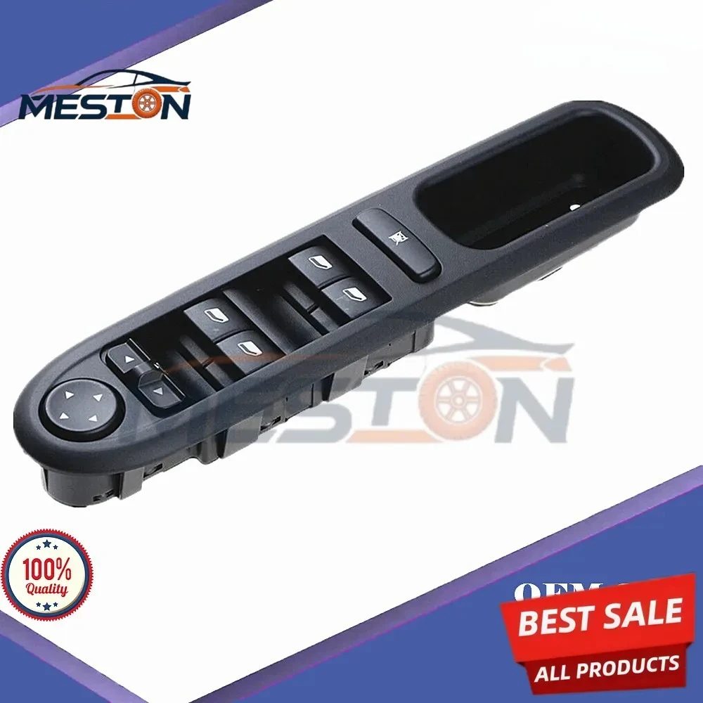 for Peugeot Electric Window Control Switch Lift Switch 6554.ER 6554ER for 407 2004-2010 view 6