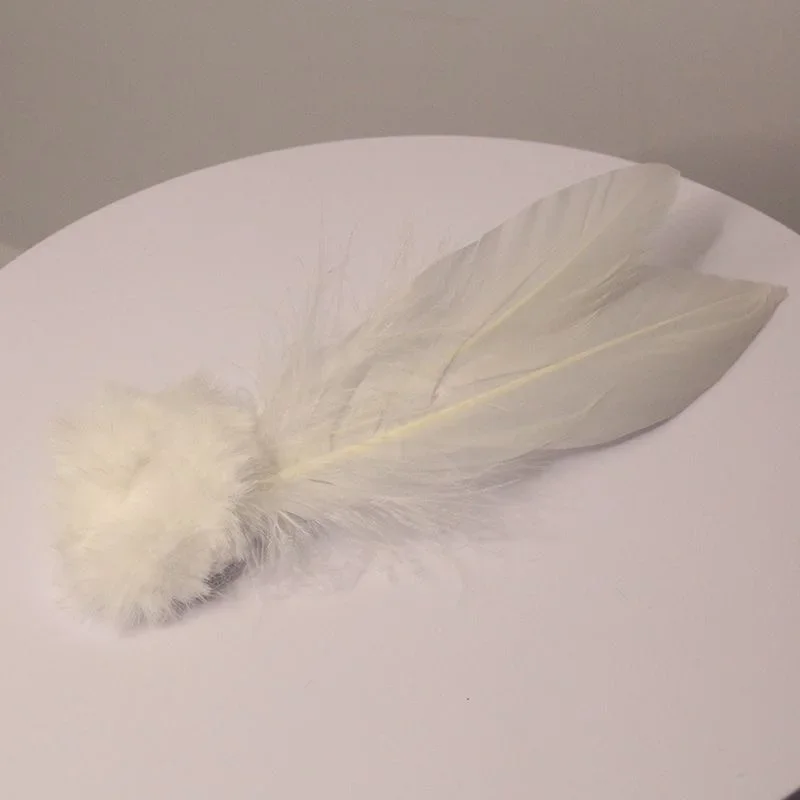 Game Genshin Impact Venti Hair Clip Headwear Cosplay Cute Rabbit Feather Pin Hairpin Costume Prop Gift