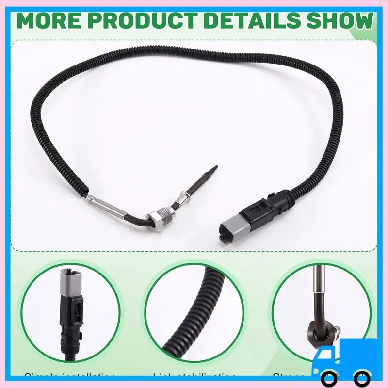 Duraturo 21225020 Sensore di temperatura del gas per auto adatto per Volvo Mack 12-19 D11 D13 D16 / MP7 MP8 MP10